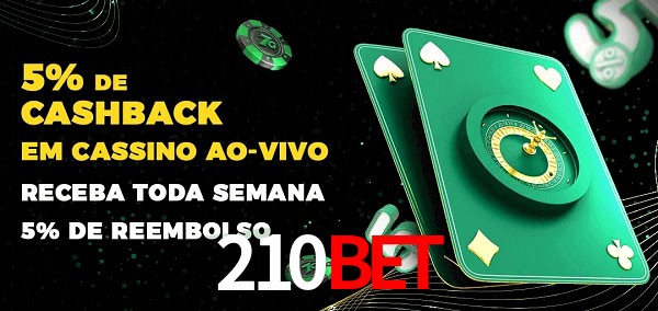 Promoções do cassino ao Vivo 210bet